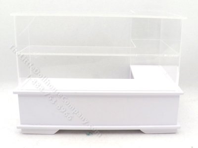(image for) Dollhouse Miniature L-Shaped Store Display Cabinet