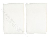 (image for) Miniature White Blankets for Dollhouses (2pcs)