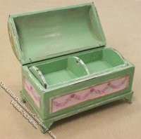 (image for) Miniature Decorated Trunk for Dollhouses