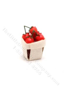 (image for) Miniature Quart of Tomato's for Dollhouses