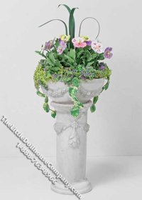 (image for) Miniature Vase on Column for Dollhouses