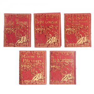 (image for) Miniature Reproduction Louisa May Alcott Books for Dollhouses