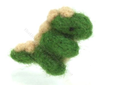 (image for) Miniature Mohair Dinosaur by Erna Meyer