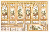 (image for) Dollhouse Scale Model Wallpaper Gold