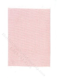 (image for) Miniature Pink Gingham Rug for Dollhouses