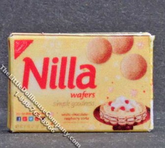 (image for) Dollhouse Scale Model Box of Wafers