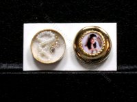 (image for) Miniature Pearl Necklace and Diamond Earrings