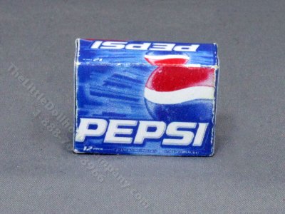 (image for) Dollhouse Miniature Pepsi Case