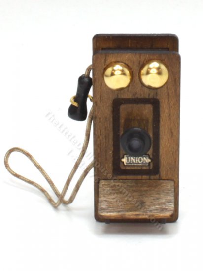 (image for) Miniature Vintage Wall Telephone by Jane Woodham