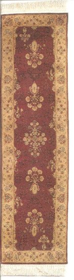 (image for) Dollhouse Scale Red Floral Pattern Runner