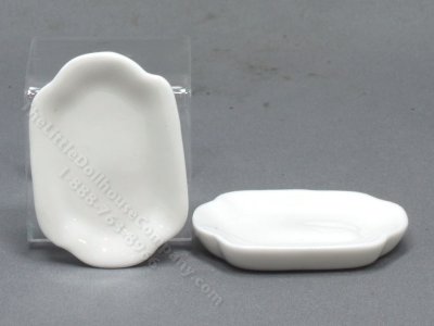 (image for) Miniature White Ceramic Serving Platter