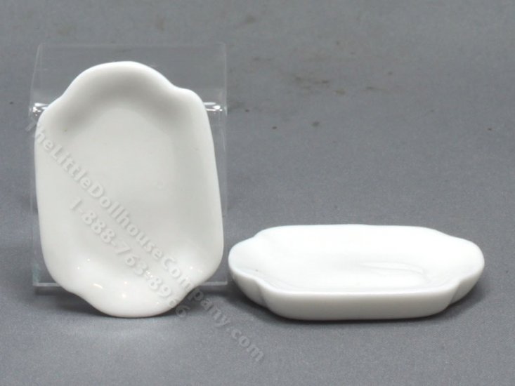 (image for) Miniature White Ceramic Serving Platter