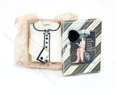(image for) Miniature Black and White Blouse by Judith Blondell