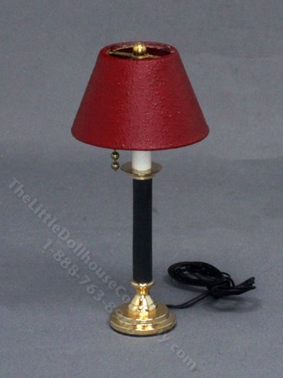 (image for) Miniature Club Table Lamp for Dollhouses