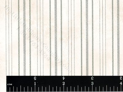 (image for) Green and Cream Stripe Miniature Wallpaper for Dollhouses