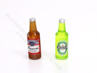 (image for) Dollhouse Scale Model Replica Bottle of Beer