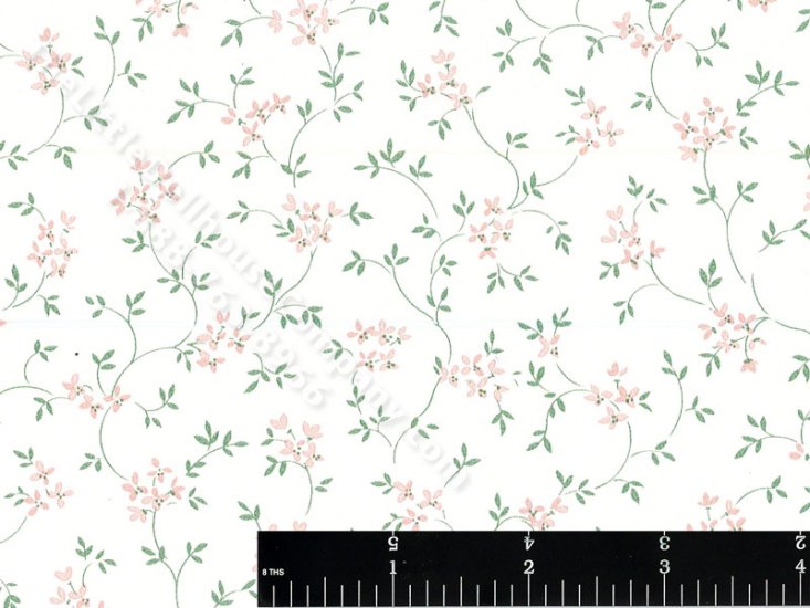 (image for) Cherry Blossoms Miniature Wallpaper for Dollhouse