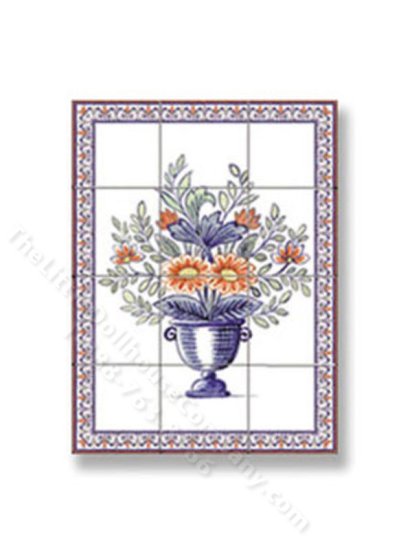 (image for) Dollhouse Scale Model Picture Mosaic Tile