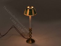 (image for) Miniature 12v Small Buffet Lamp for Dollhouses - Green