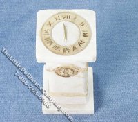 (image for) Miniature Pedestal Sundial for Dollhouses