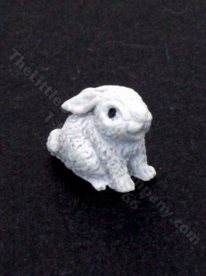 (image for) Miniature Grey Rabbit w/Ears Back