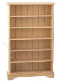 (image for) Miniature 5-Shelf Cabinet for Dollhouses, Unfinished