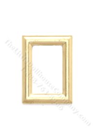 (image for) Miniature Small Plain Gold Rectangular Frame