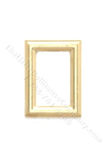 (image for) Miniature Small Plain Gold Rectangular Frame