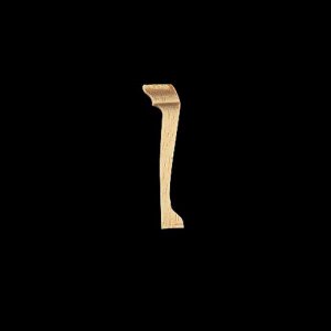 (image for) Large Cabriole Leg, 1-9/16" for Dollhouse Scale Models (4 pcs.)