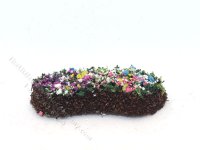 (image for) Garden Delights in Flower Bed 1:48 Scale for Dollhouses
