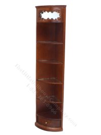 (image for) Miniature Emporium End Corner Cap Walnut Shelf