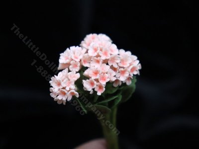 (image for) Miniature Bouquet of Pink Cluster Flowers for Dollhouses