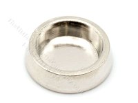 (image for) Miniature Silver Dog Food Bowl for Dollhouses