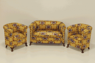 (image for) Dollhouse Miniature Living Room 3 pcs Set