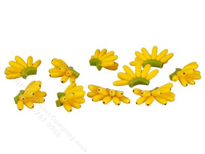 (image for) Miniature Bunch of Bananas for Dollhouses (1pc)