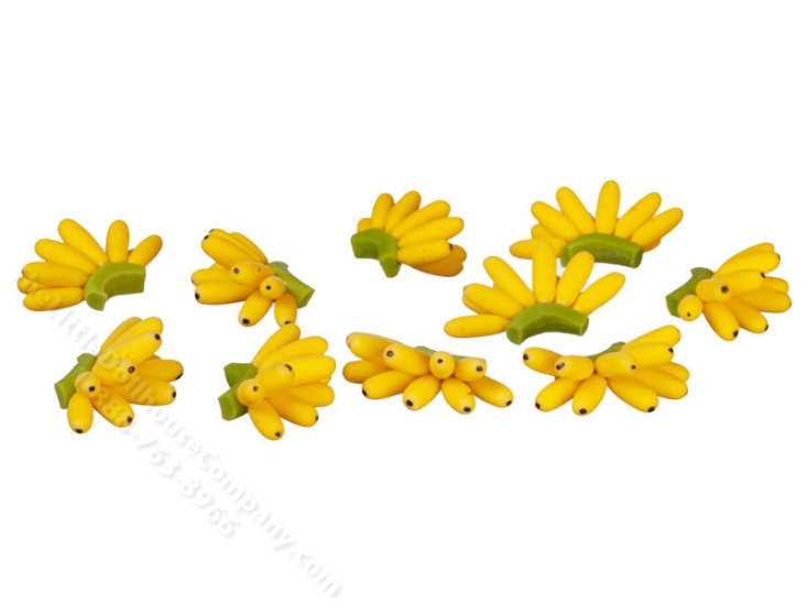 (image for) Miniature Bunch of Bananas for Dollhouses (1pc)