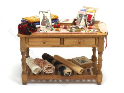 (image for) Miniature Colonial Sewing Table by Taylor Jade