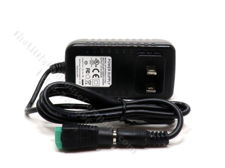 (image for) Dollhouse Scale Model 120v to 12V Transformer-up to 25 Bulbs