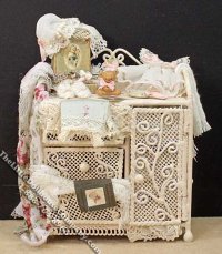 (image for) Miniature Metal Dresser by Danielle Design for Dollhouses