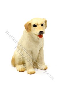 (image for) Miniature Yellow Labrador Retriever for Dollhouse
