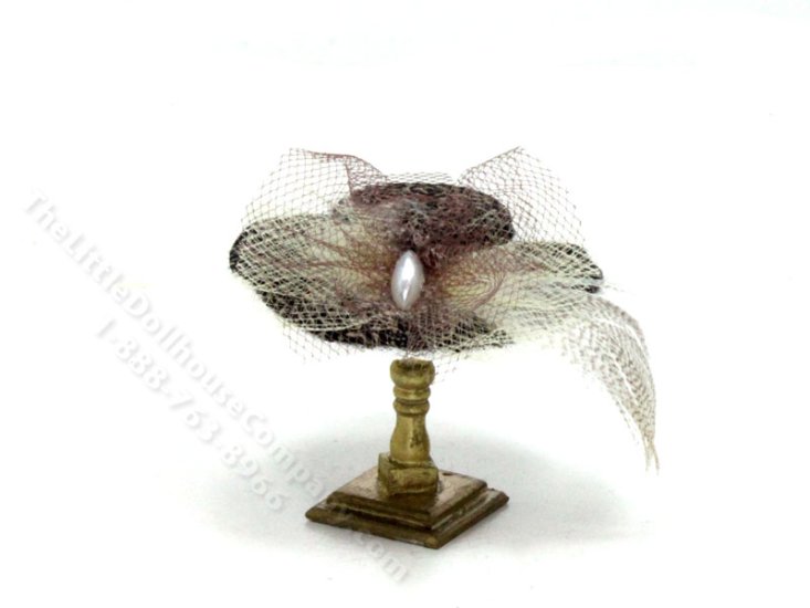 (image for) Ladies Floral Hat by Judith Blondell for Dollhouses