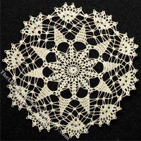 (image for) Miniature Laser Cut Round Doily for Dollhouses