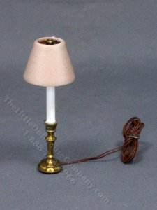 (image for) Miniature Buffet Candlestick Lamp for Dollhouses