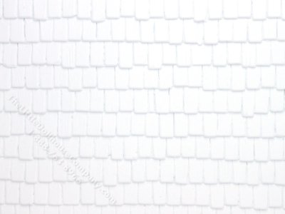 (image for) 1/2" Wood Shakes Plastic Veneer for Dollhouses
