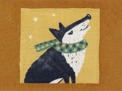 (image for) Miniature Wolf Rug for Dollhouses