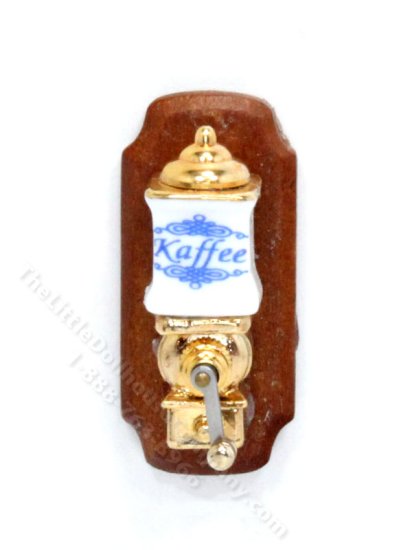 (image for) Dollhouse Scale Model Porcelain Coffee Grinder