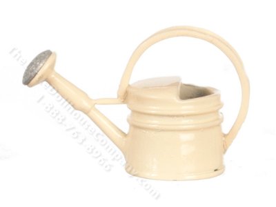 (image for) Miniature Cream Watering Can for Dollhouses
