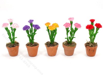 (image for) Miniature Carnations for Dollhouses (1pc)