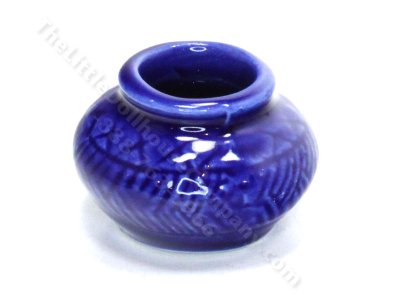 (image for) Miniature Blue Vase for Dollhouses