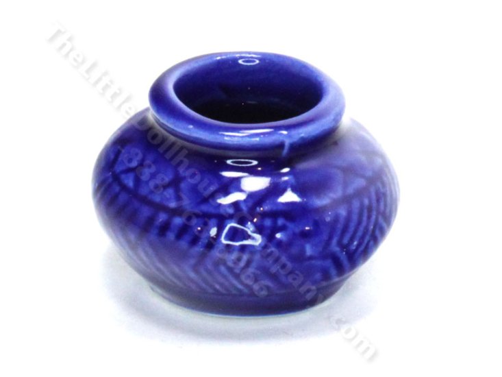 (image for) Miniature Blue Vase for Dollhouses